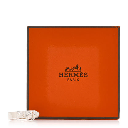 Hermes Sterling Silver PM Collier De Chien Ring 56 7.75 5 of 5