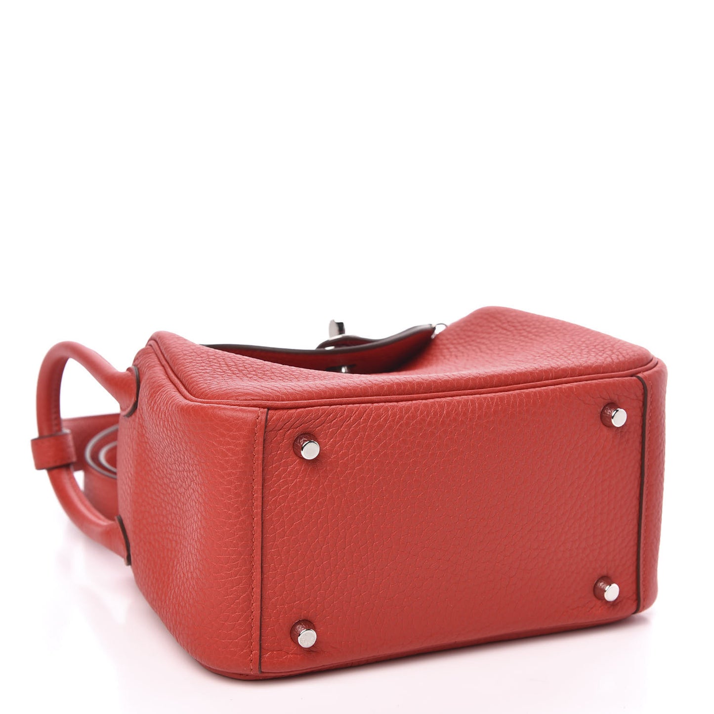 Taurillon Clemence Mini Lindy 20 Rouge Tomate