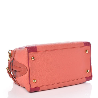 Burberry Grained Calfskin Medium Boston Bag Blossom Pink Peony Rose 5 of 10