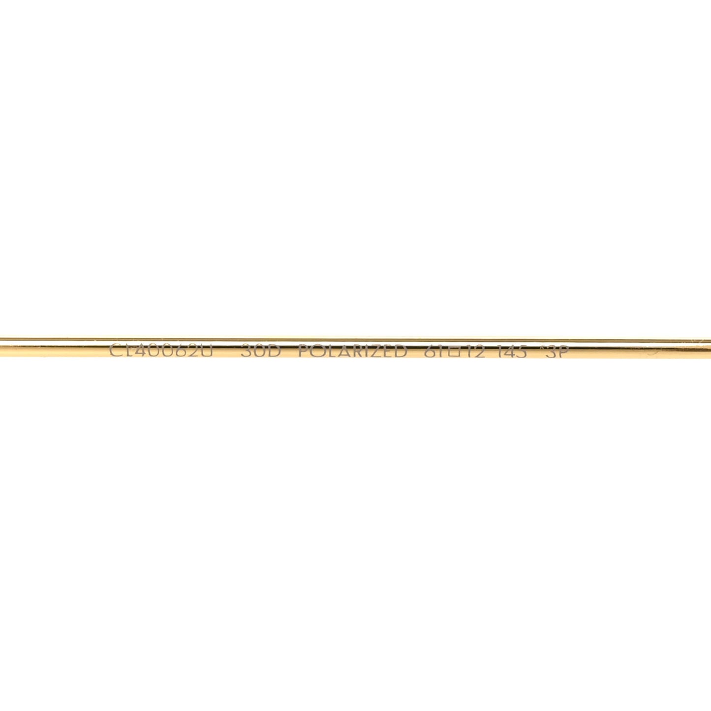 Metal Frame Aviator Sunglasses CL40062U Gold