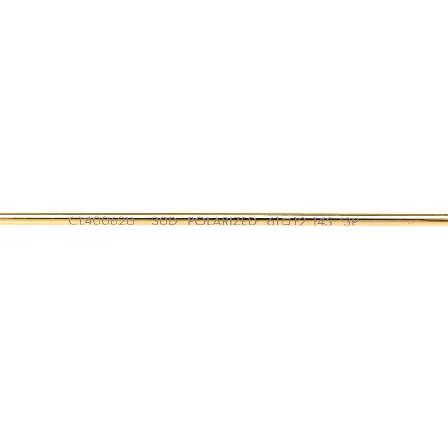 Celine Metal Frame Aviator Sunglasses CL40062U Gold 6 of 7
