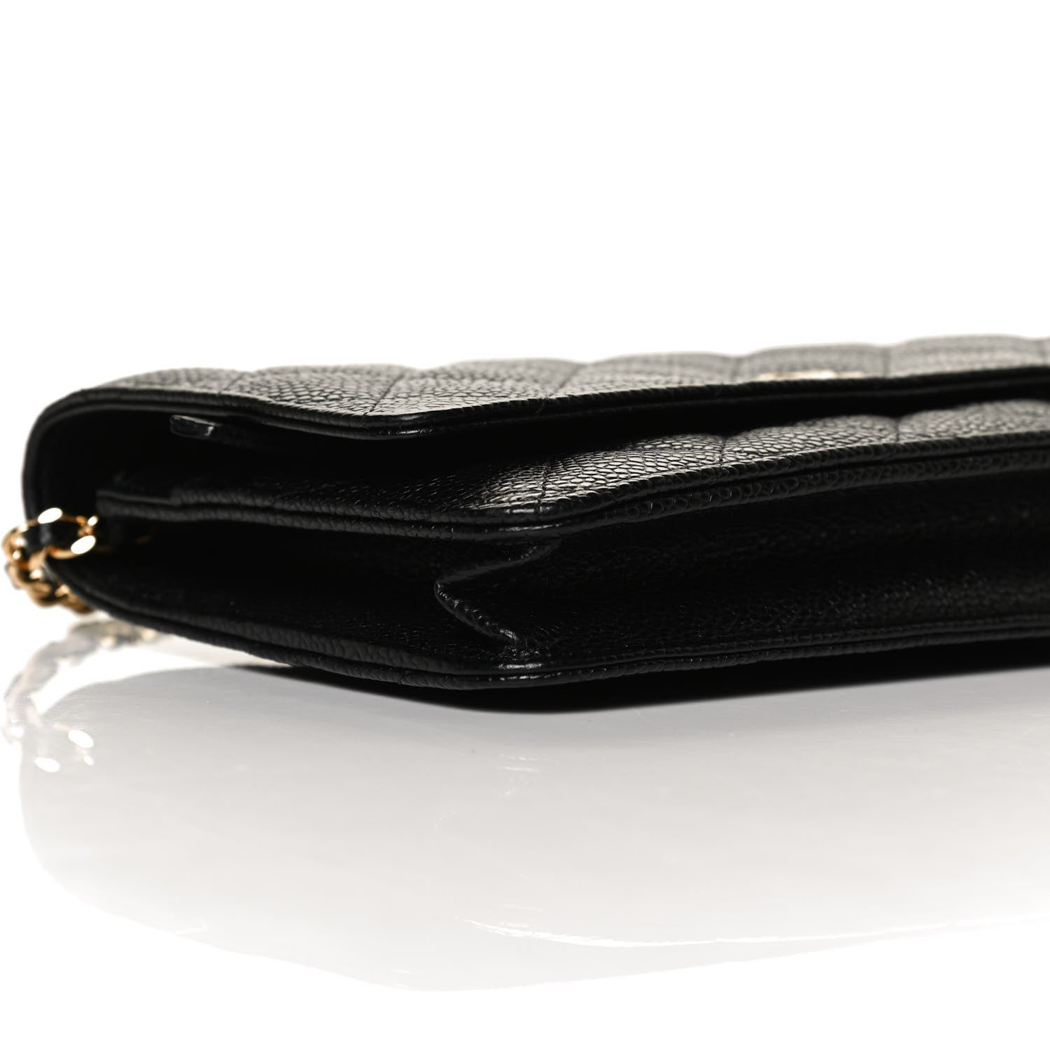 Chanel Caviar Quilted Wallet On Chain WOC Black 8 of 12