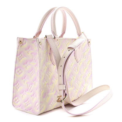 Louis Vuitton Empreinte Monogram Summer Stardust Onthego PM Pink 3 of 11
