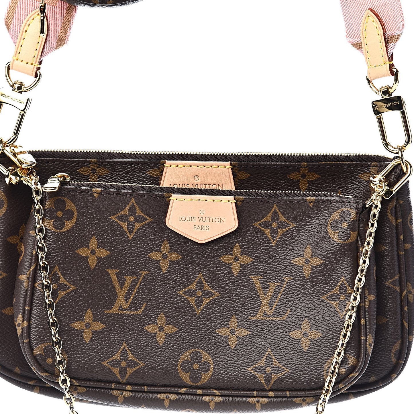 Monogram Multi Pochette Accessories Rose Clair