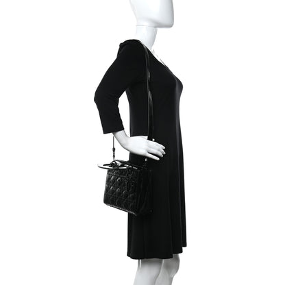 Christian Dior Ultraglossy Patent Cannage Small Lady Dior Black 2 of 11