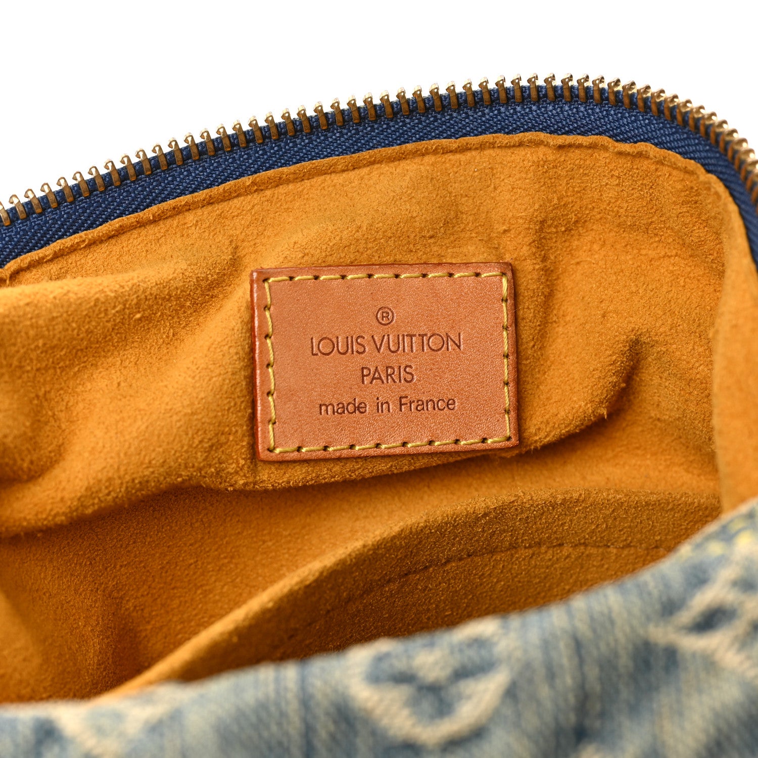 Louis Vuitton Monogram Denim Baggy PM Blue 6 of 8
