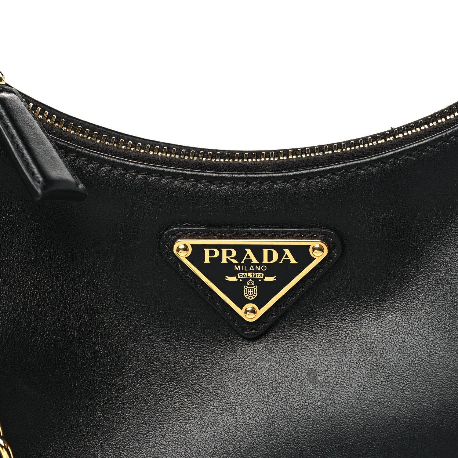 Prada Vitello Re-Edition 2005 Shoulder Bag Black 10 of 11
