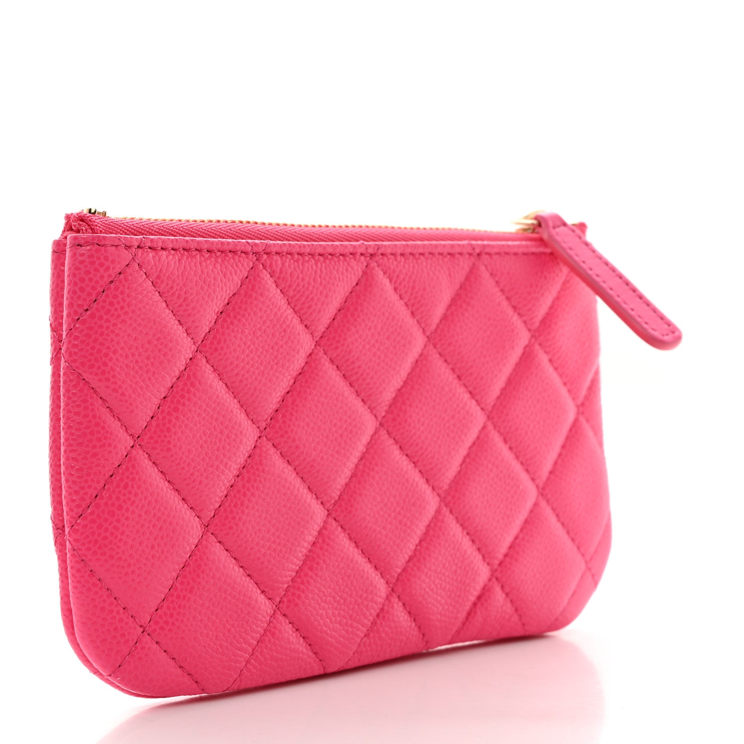 Chanel Caviar Quilted Small Cosmetic Case Fuchsia 3 of 8