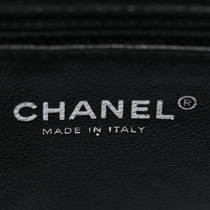 Chanel Satin Quilted Timeless Clutch Black 6 of 11