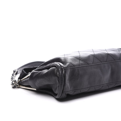 Chanel Lambskin Stitched Medium Ultimate Soft Tote Black 5 of 9