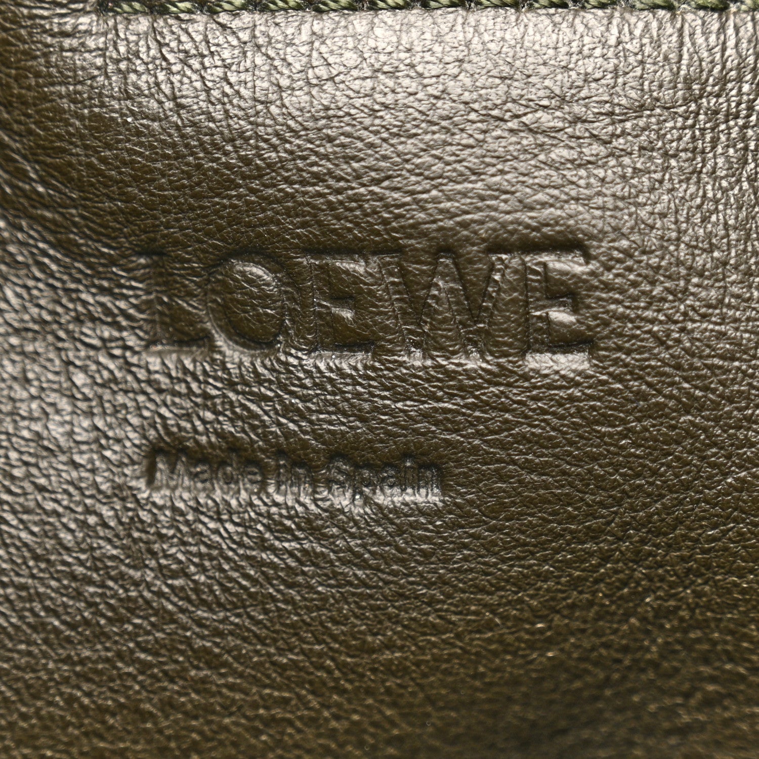 Loewe Suede Flamenco Satchel Bottle Green 6 of 15