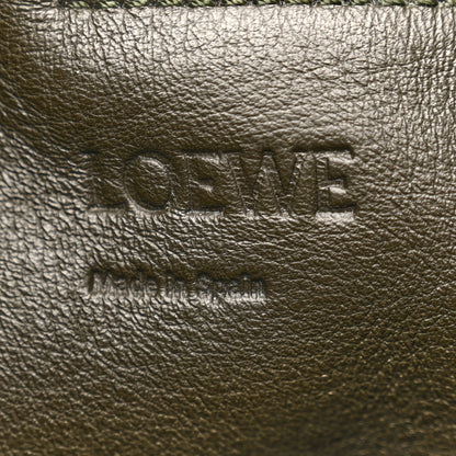 Loewe Suede Flamenco Satchel Bottle Green 6 of 15