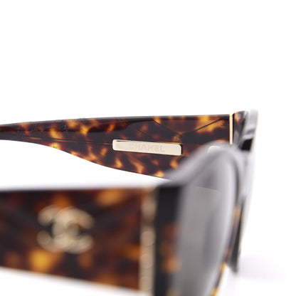 Chanel Acetate Polarized Oval Sunglasses 5411 Brown 6 of 10