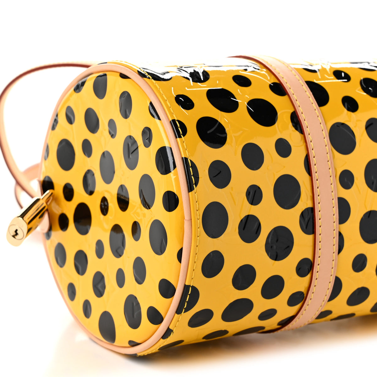 Louis Vuitton Vernis Kusama Infinity Dots Papillon 30 Yellow 9 of 10