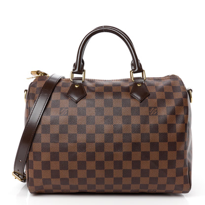 Louis Vuitton Damier Ebene Speedy Bandouliere 30 1 of 9