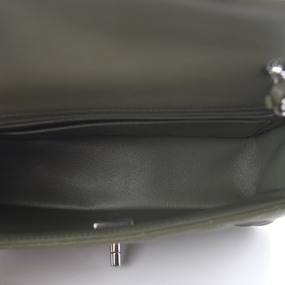 Chanel Lambskin Quilted Mini Rectangular Flap Green 4 of 8