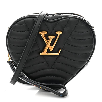Louis Vuitton Calfskin New Wave Heart Bag Black 1 of 10