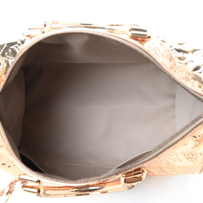 Louis Vuitton Monogram Miroir Speedy 35 Gold 5 of 8