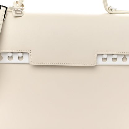 Delvaux Calfskin MM Tempete Satchel Ivory 8 of 10