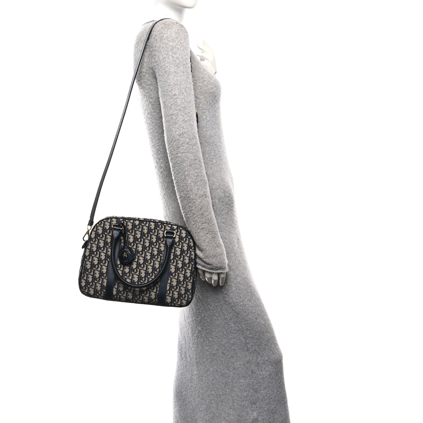 Oblique Large D-Vibe Bowling Bag Navy