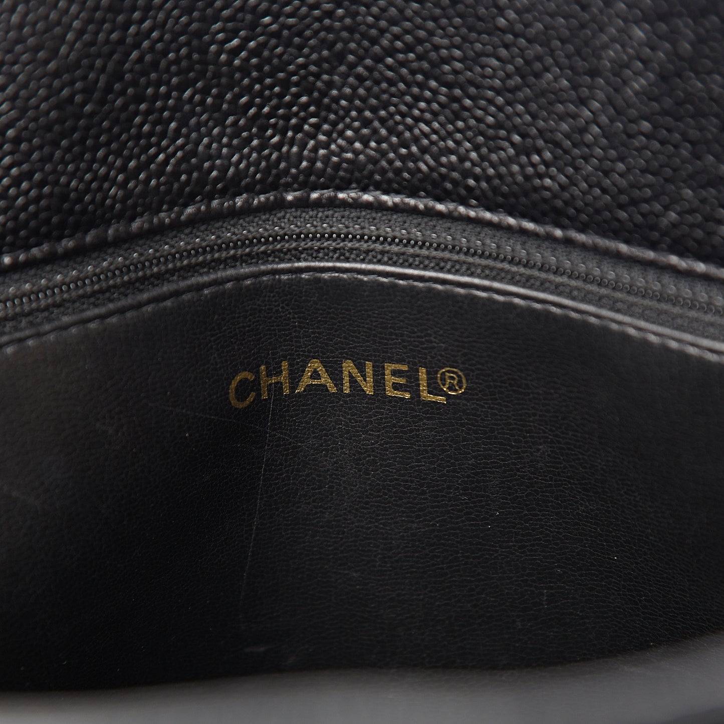 Caviar CC Shoulder Bag Black