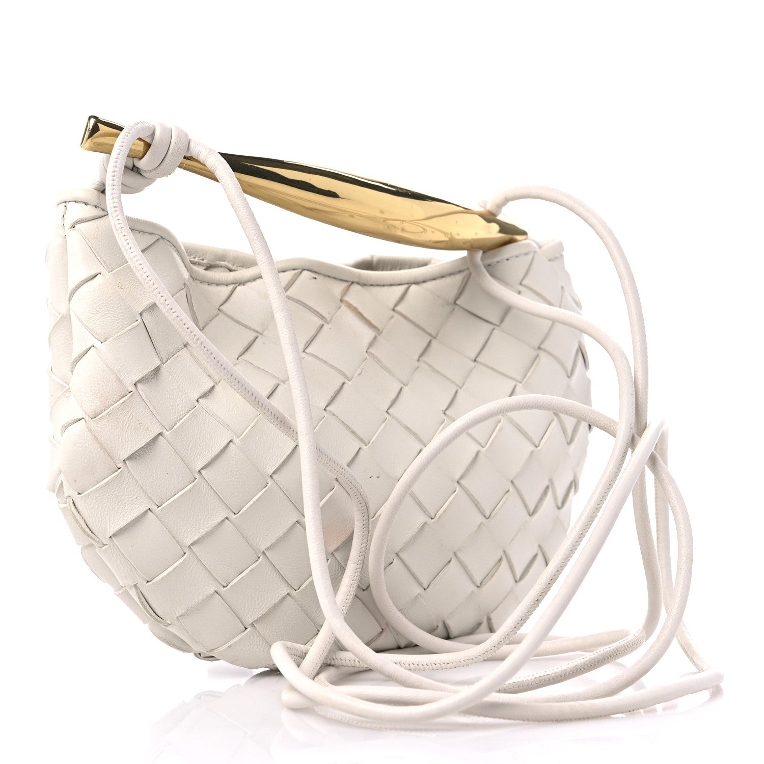 Bottega Veneta Nappa Intrecciato Mini Sardine Bag Chalk 2 of 10