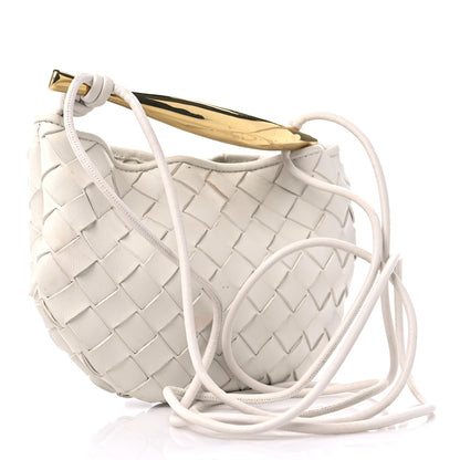 Bottega Veneta Nappa Intrecciato Mini Sardine Bag Chalk 2 of 10