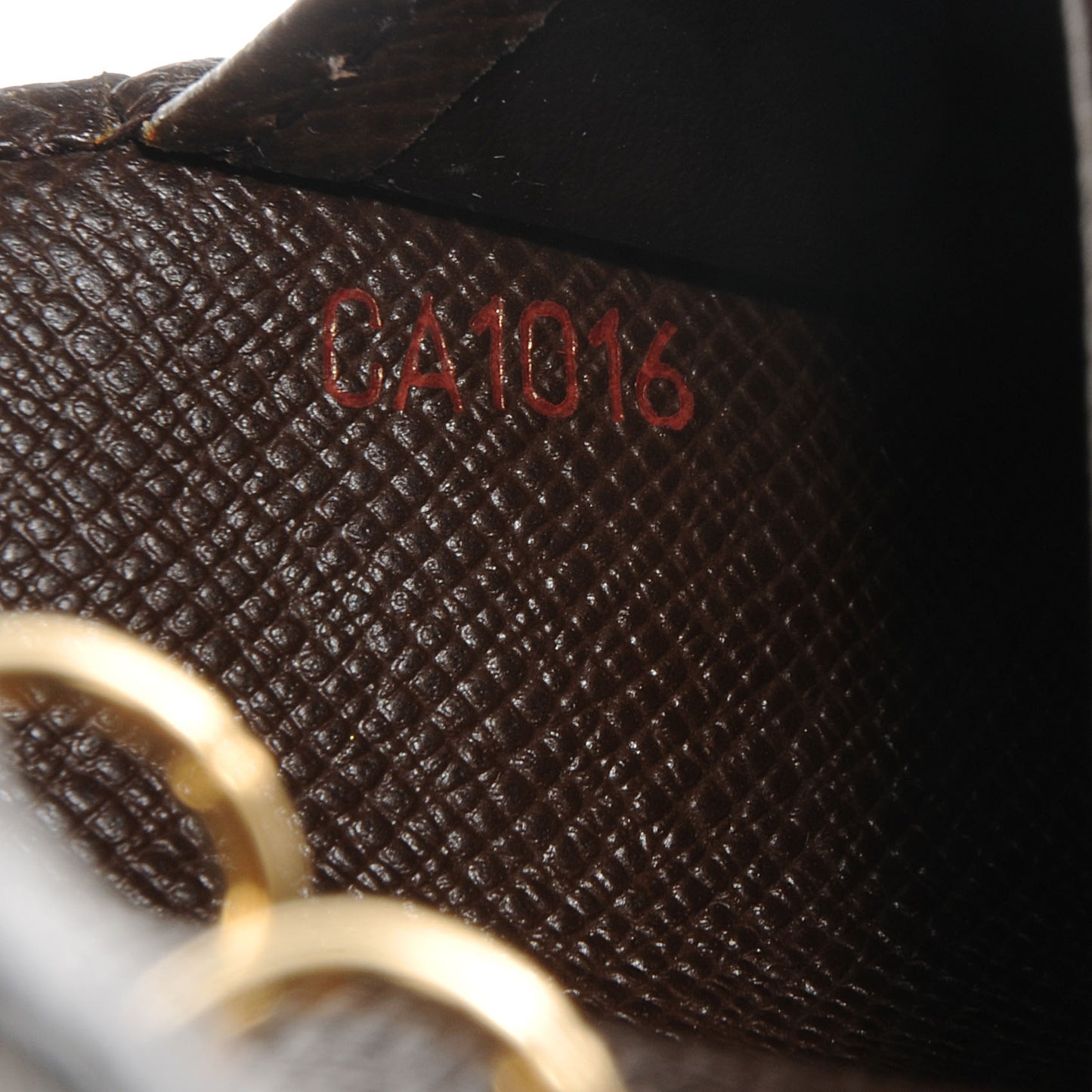 Damier Ebene Small Ring Agenda