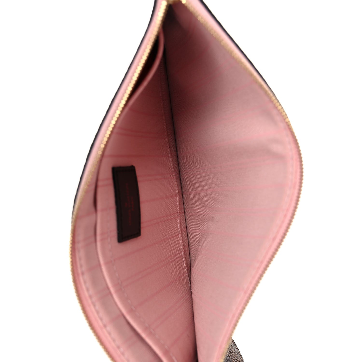 Louis Vuitton Damier Ebene Neverfull MM GM Pochette Rose Ballerine 5 of 9