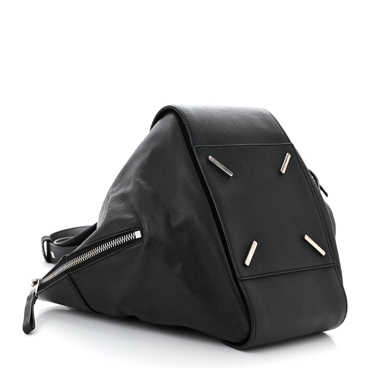 Loewe Calfskin Small Hammock Shoulder Bag Black 4 of 10