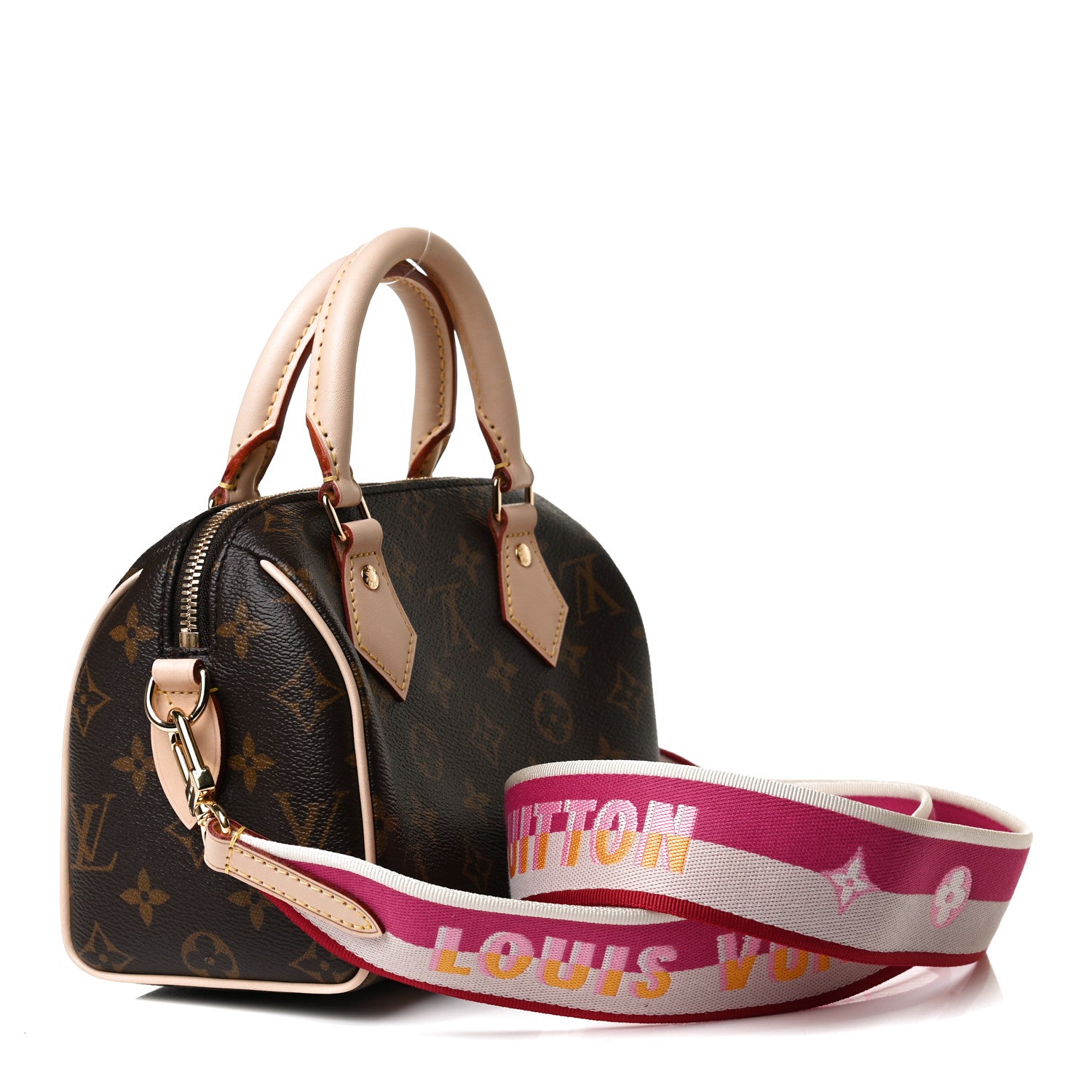 Louis Vuitton Monogram Speedy Bandouliere 20 Fuchsia 3 of 7