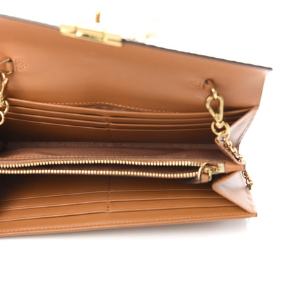 MCM Visetos Large Patricia Wallet On Chain Cognac 5 of 11