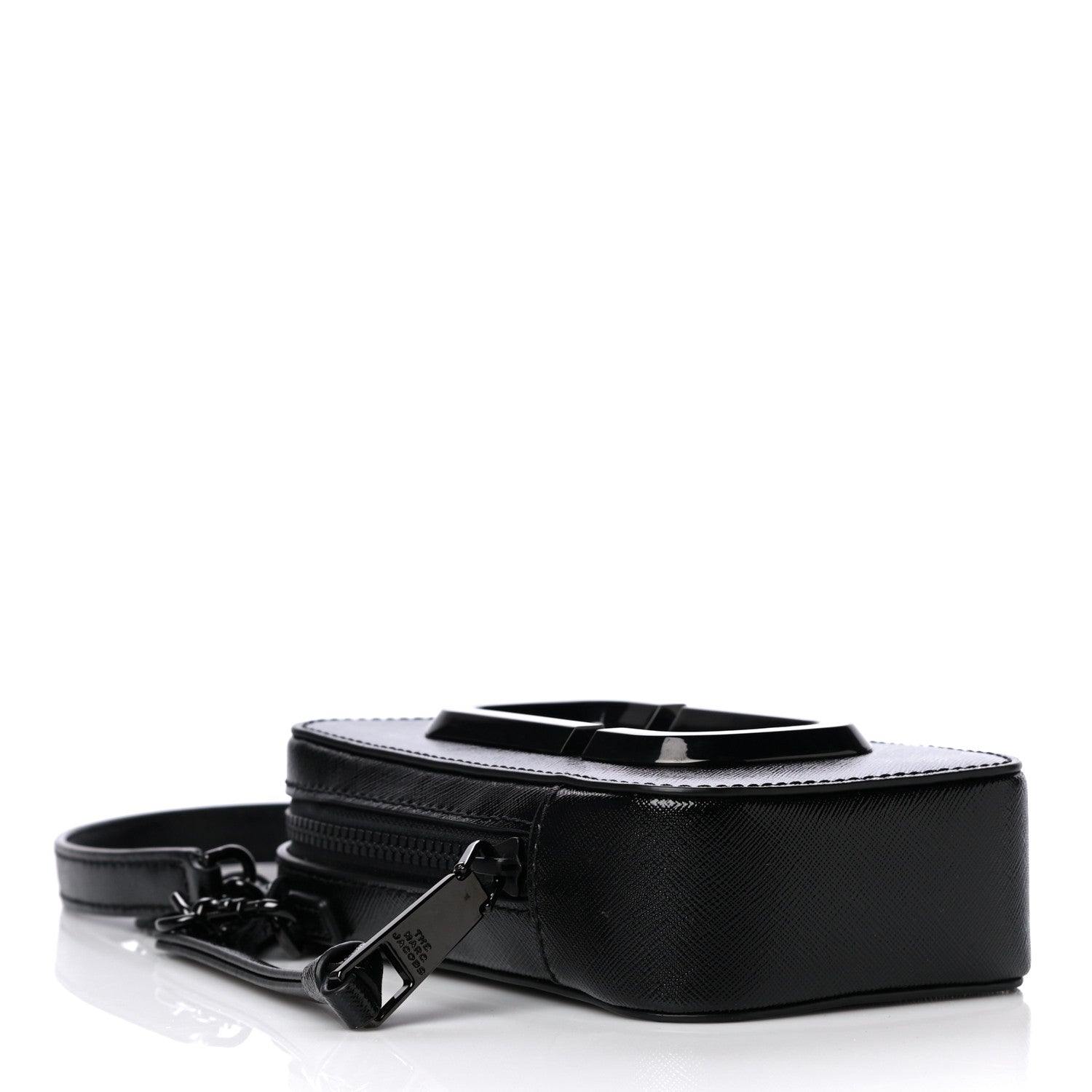 Marc Jacobs Saffiano The Hot Shot Crossbody Black 4 of 9