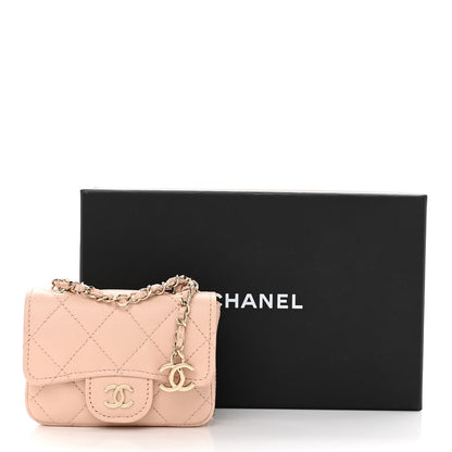 Chanel Caviar Quilted Mini Chain Belt Bag Light Beige 11 of 11