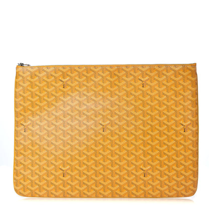 Goyard Goyardine Senat Pochette GM Yellow 1 of 7