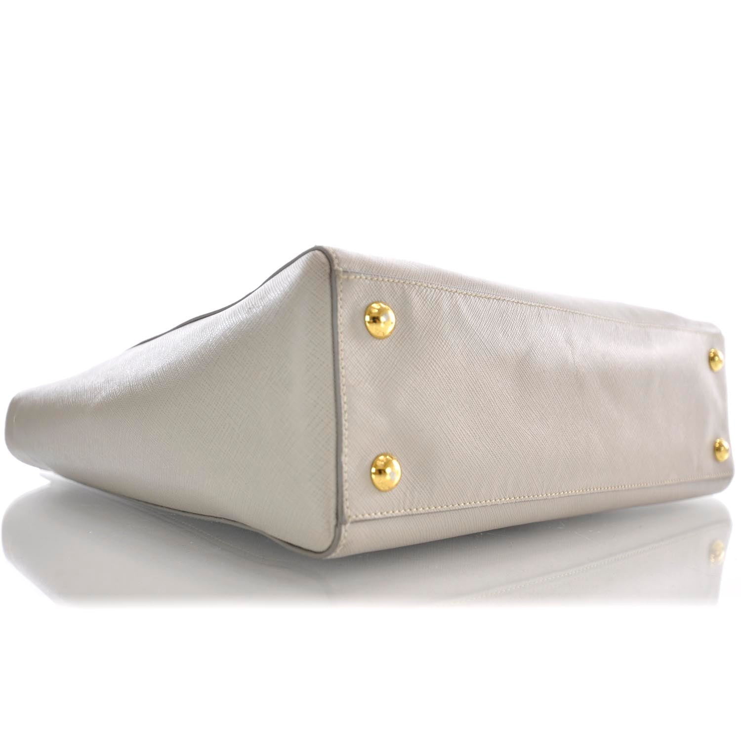 Prada Saffiano Lux Tote Pomice 6 of 9