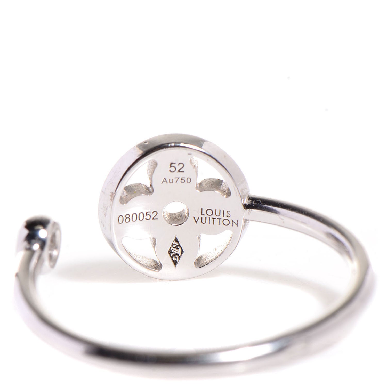 Louis Vuitton Monogram 3 Golds and Diamonds Idylle Ring Set 52 US 6 9 of 10