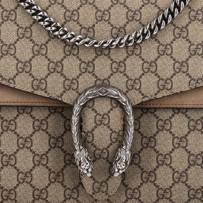Gucci GG Supreme Monogram Medium Dionysus Shoulder Bag Taupe 8 of 10