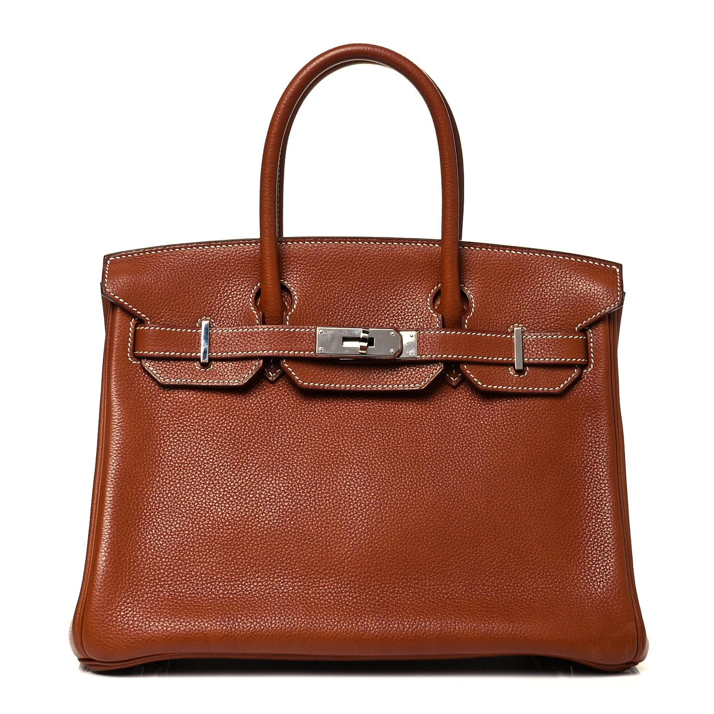 Natural Barenia Faubourg Birkin 30 Fauve