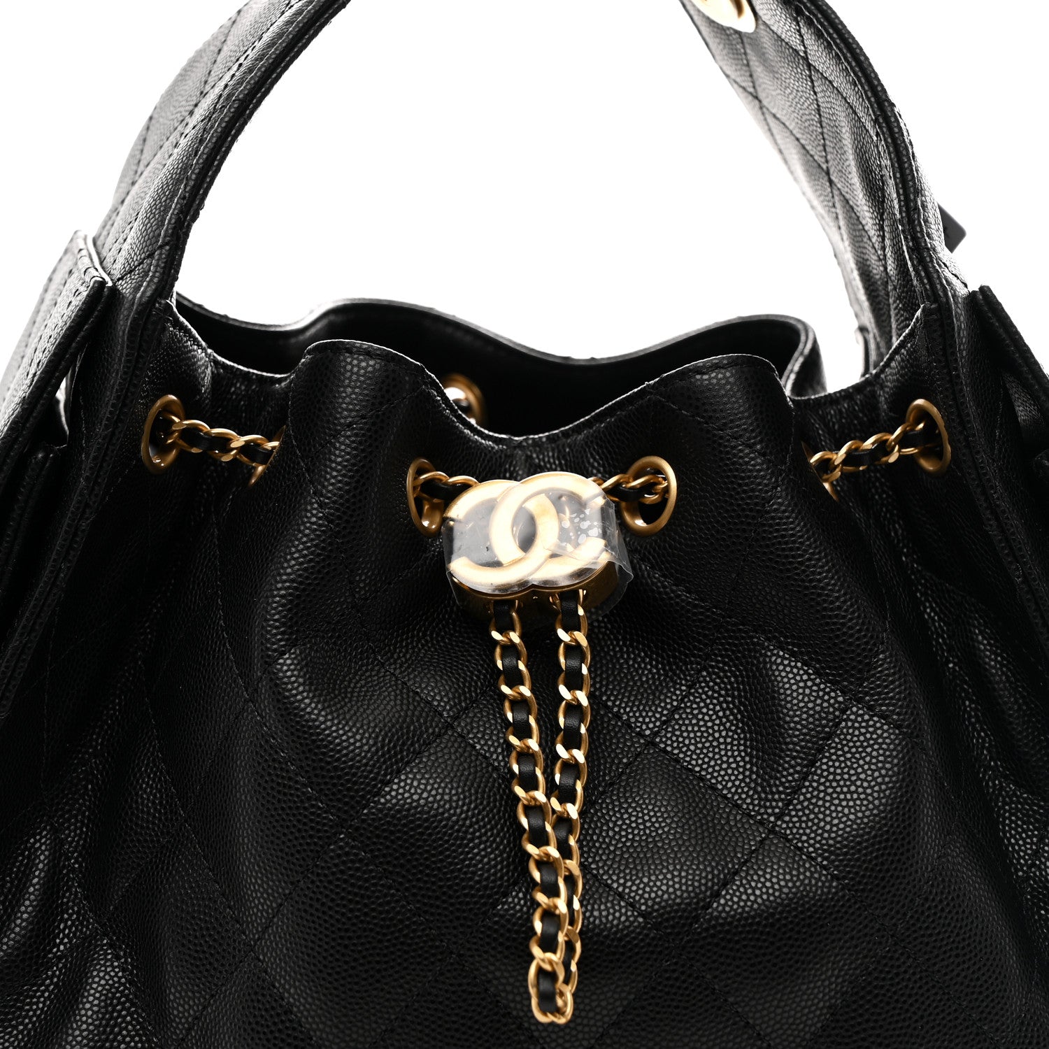 Chanel Caviar Quilted Small Chanel 25 Handbag Black 8 of 11