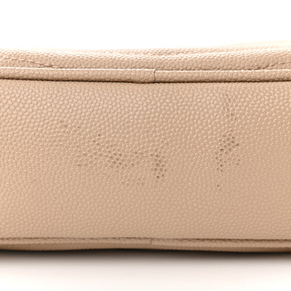 Saint Laurent Grain De Poudre Matelasse Monogram Mini Lou Camera Bag Dark Beige 11 of 12