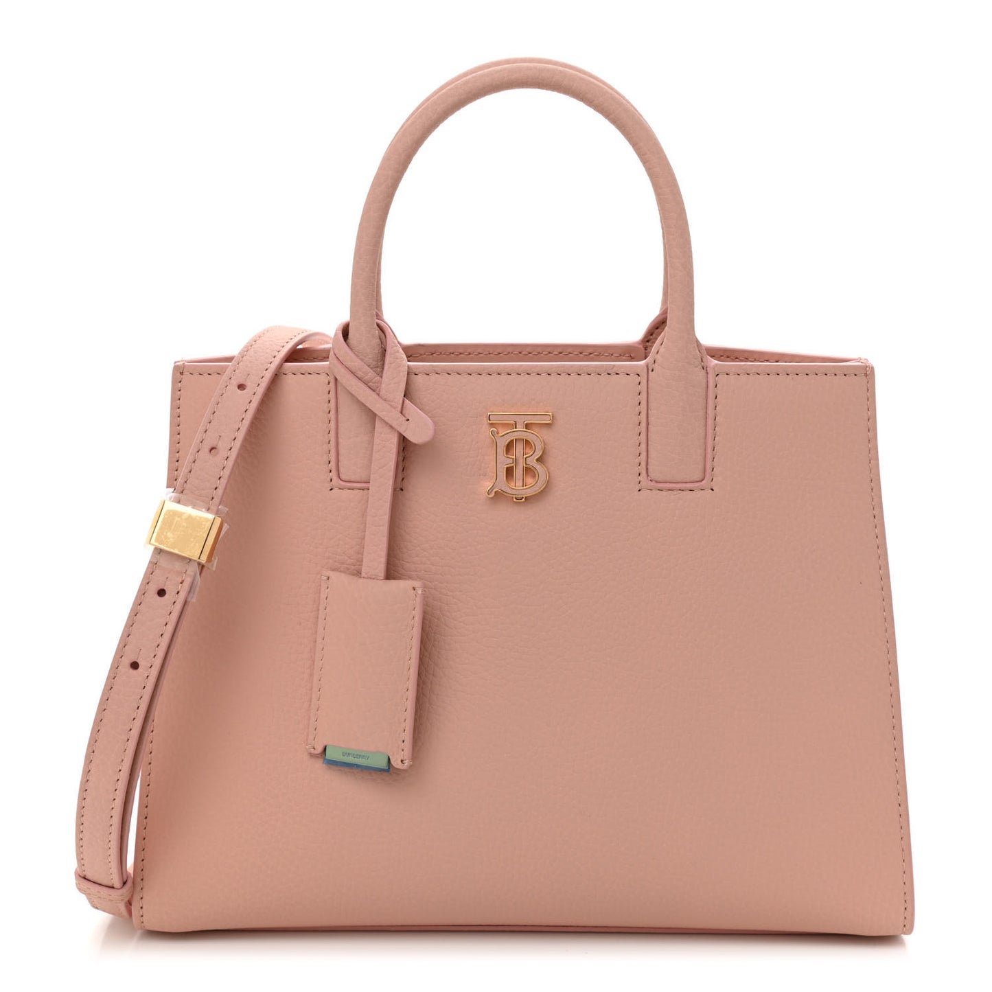 Grainy Calfskin Mini Frances Tote Dusky Pink