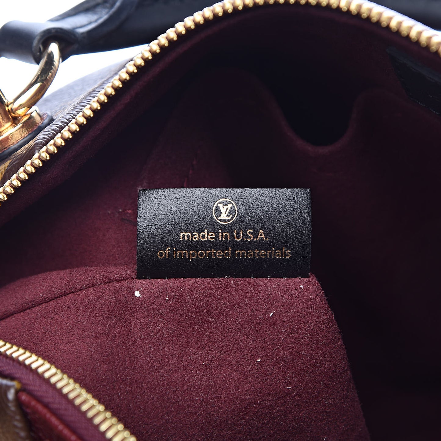Monogram V Tote MM Bordeaux