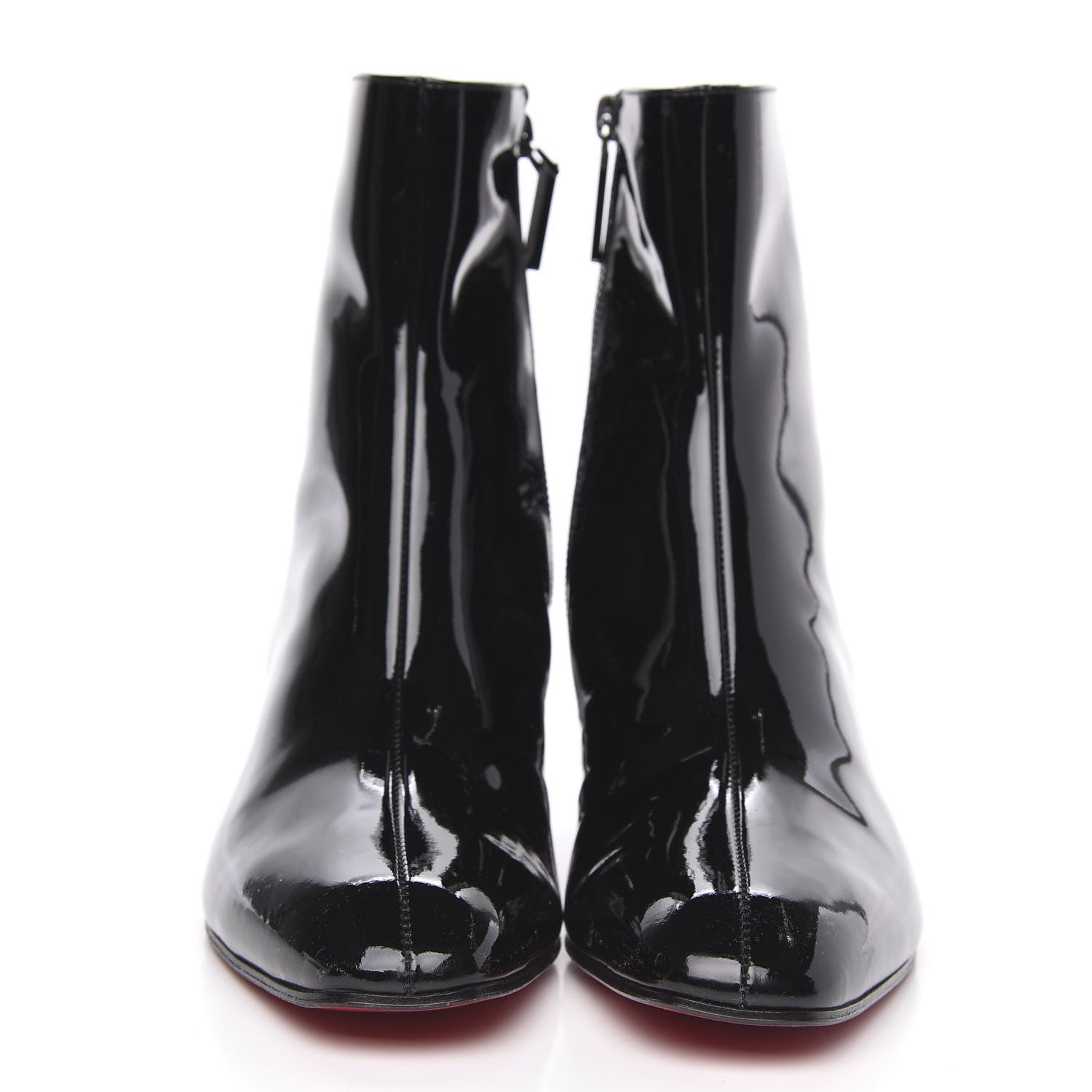 Christian Louboutin Patent Palace Disco Ball Donna 40 Ankle Boots 38 Black 2 of 7