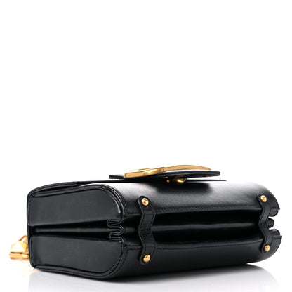 Valentino Garavani Grainy Calfskin Stud Sign Shoulder Bag Black 4 of 14