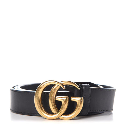 Gucci Calfskin Double G 30mm Belt 100 40 Black 1 of 8