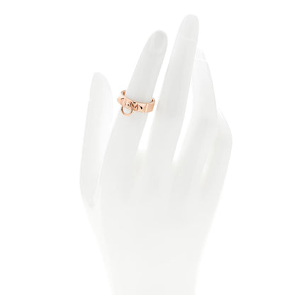 Hermes 18K Rose Gold PM Collier De Chien Ring 50 5.25 2 of 5