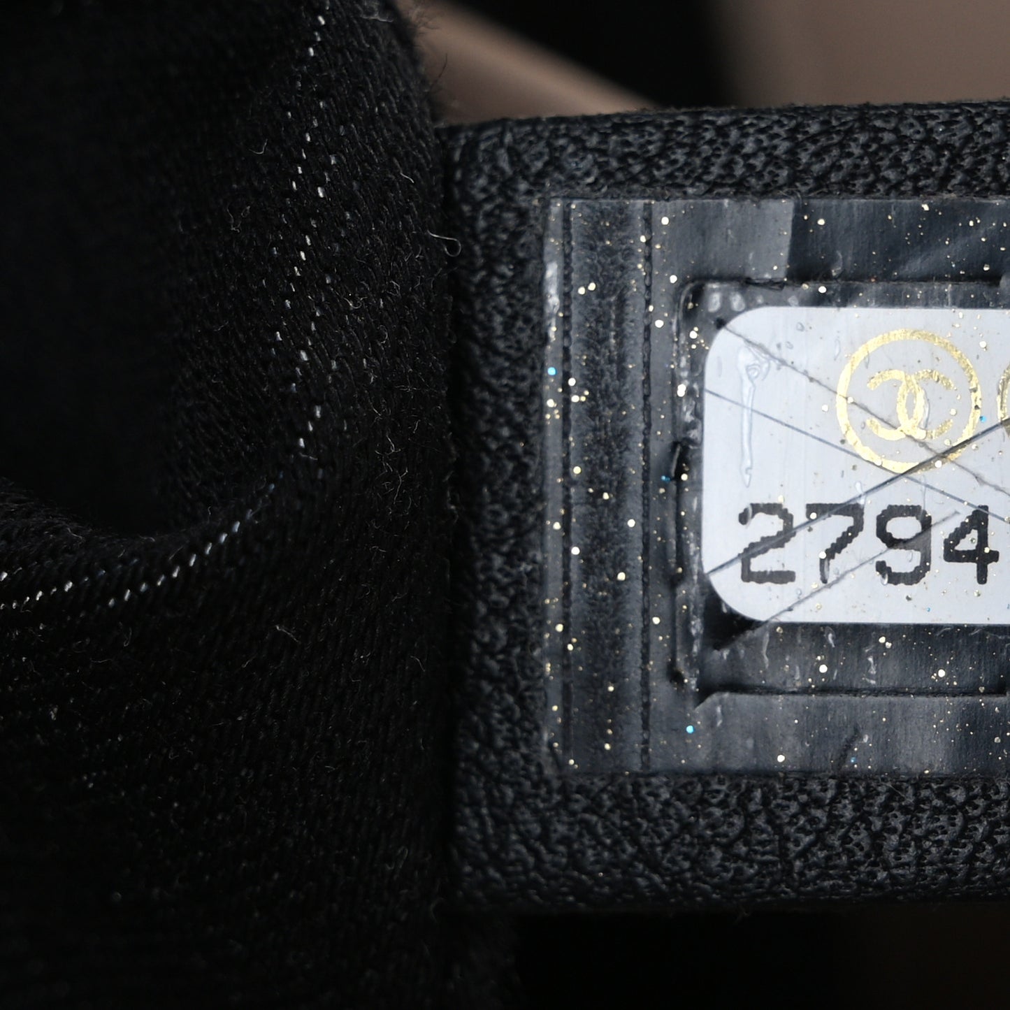 Calfskin Stitched Large Stripe Hobo Beige Black