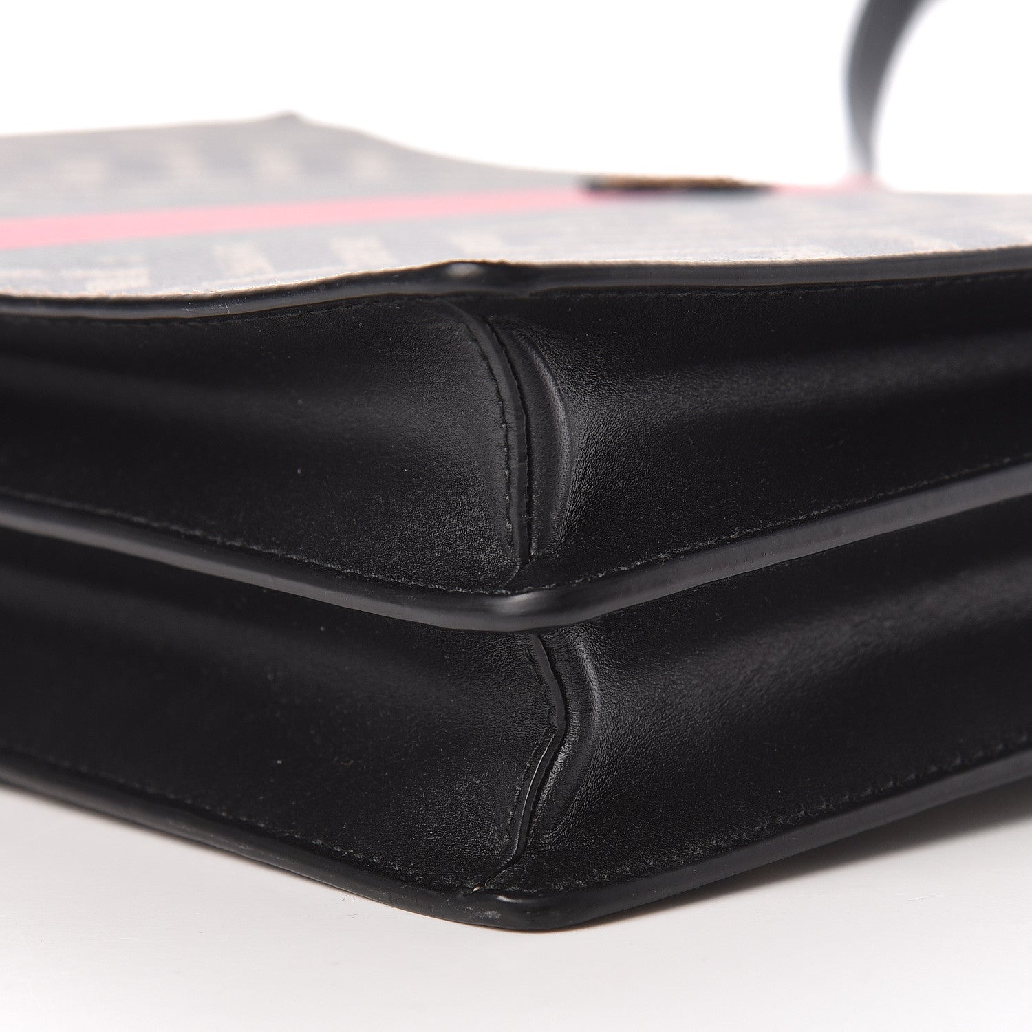 Gucci GG Supreme Monogram Caleido Web Messenger Beige Ebony 12 of 13