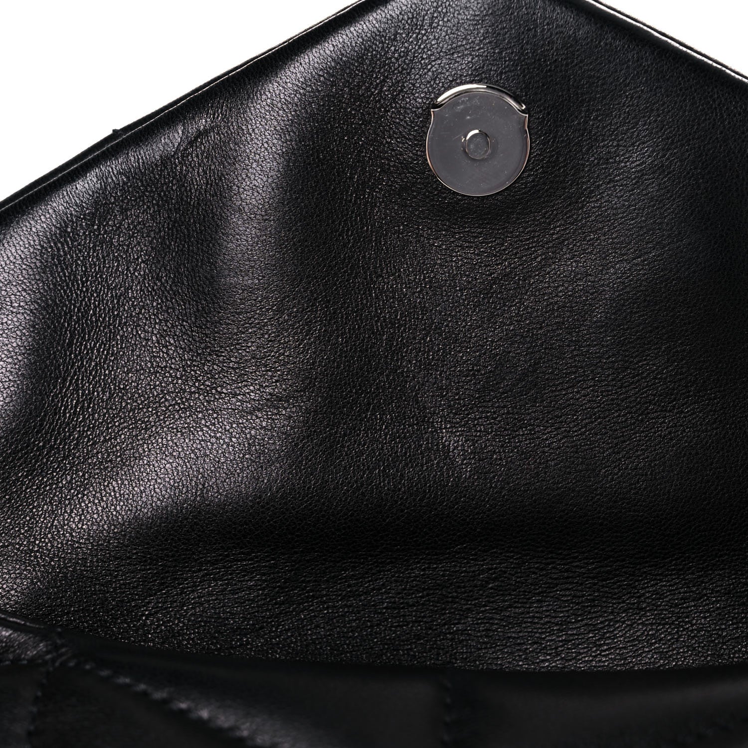 Saint Laurent Lambskin Quilted Toy Loulou Puffer Monogram Chain Satchel Black 10 of 10
